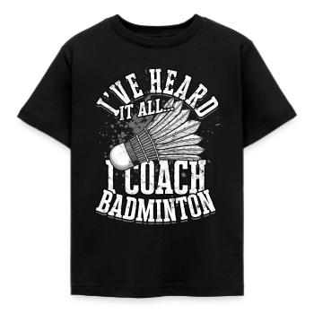I've heard that everything - Kids' T-Shirt - black - Front - AI Model Kid Female (0cm)