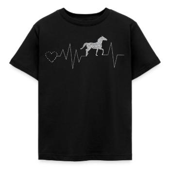 Idée cadeau Club d’équitation - T-shirt Enfant - noir - Devant - AI Model Kid Female (0cm)