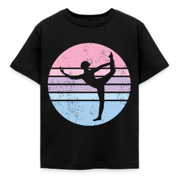 Turnen | Turnerin Gymnastik Turnen Mädchen Frauen - Kinder T-Shirt - Schwarz - Vorne - AI Model Kid Female (0cm)