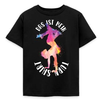 Turnen | Turnerin Gymnastik Turnen Mädchen Frauen - Kinder T-Shirt - Schwarz - Vorne - AI Model Kid Female (0cm)