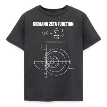 Riemannsche Funktion Vintage Graph - Kinder T-Shirt - Dunkelgrau - Vorne - AI Model Kid Female (0cm)