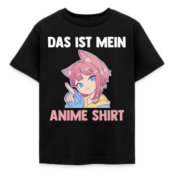 Anime - Kinder T-Shirt - Schwarz - Vorne - AI Model Kid Female (0cm)