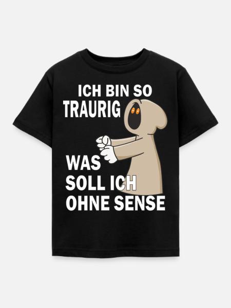 SENSENMANN OHNE SENSE - Kinder T-Shirt - Schwarz