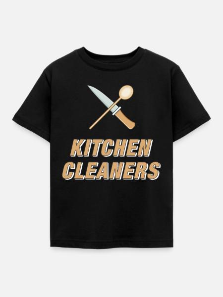 KITCHEN CLEANERS - Kinder T-Shirt - Schwarz