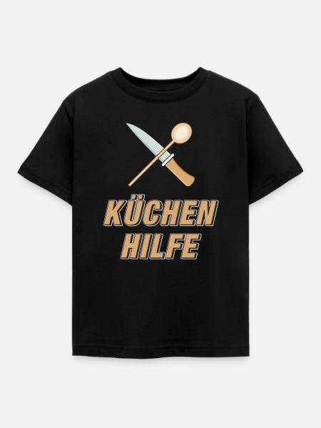KÜCHEN HILFE - Kinder T-Shirt - Schwarz