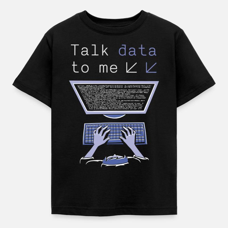 Big Data Engineer Science Data Analyst Pc - Kids' T-Shirt - black
