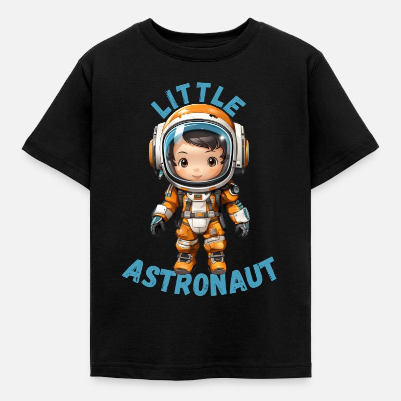 Kleiner Astronaut - Kinder T-Shirt - Schwarz
