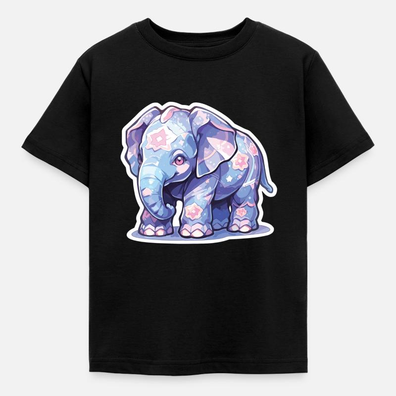 Éléphant Éléphant Éléphant Bébé Pachyderme - T-shirt Enfant - noir