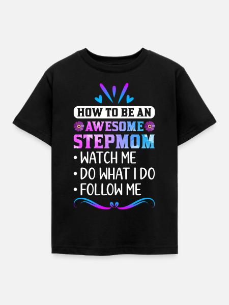 Stiefmutter - Kinder T-Shirt - Schwarz