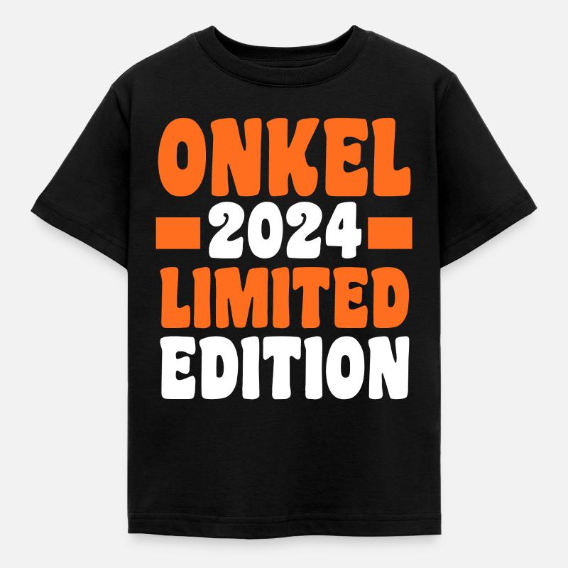 Werdender Onkel 2026 - Kinder T-Shirt - Schwarz