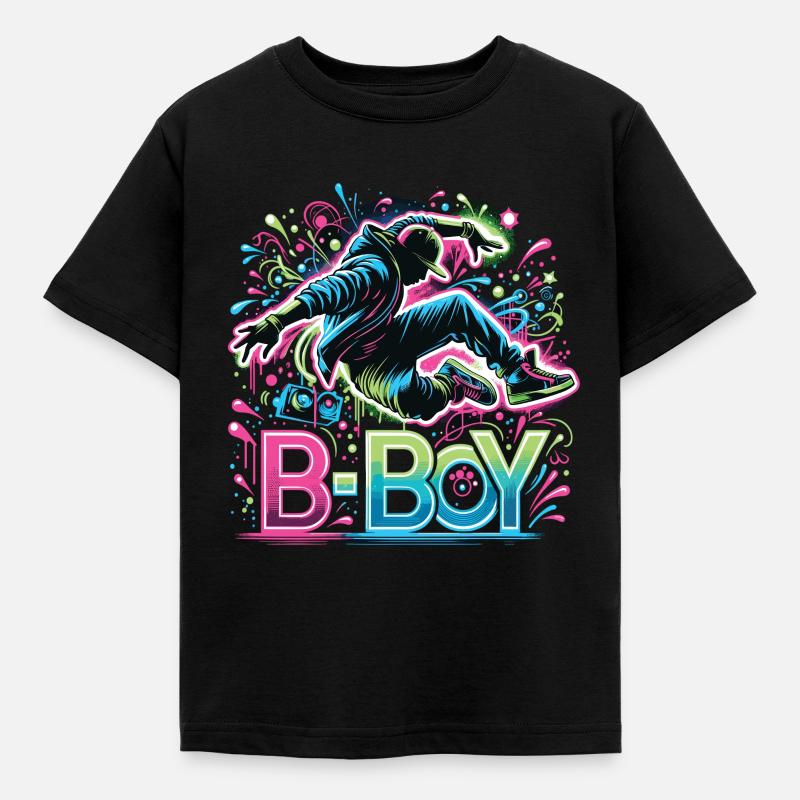 Breakdance Breakdancer Breakdance Enfants - T-shirt Enfant - noir