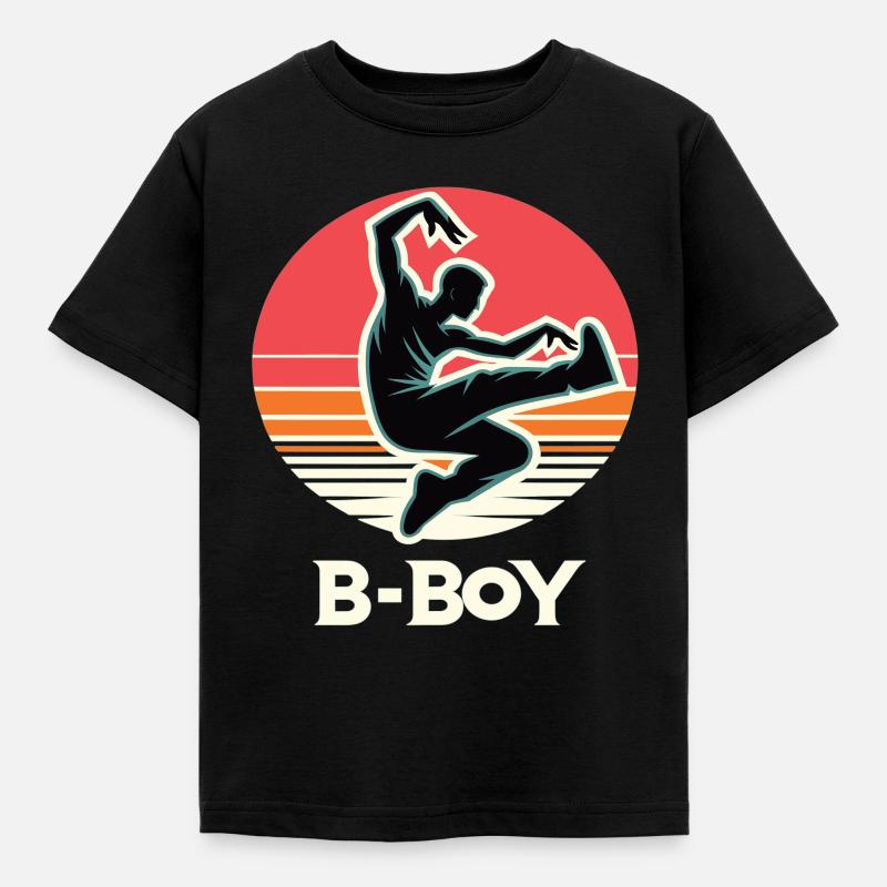 Breakdance Breakdance Breakdance Bambini - Maglietta per bambini - nero