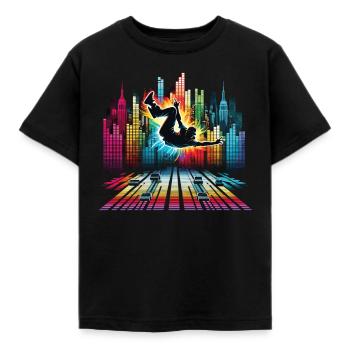 Breakdance Breakdancer Breakdance Kinder - Kinder T-Shirt - Schwarz - Vorne - AI Model Kid Female (0cm)