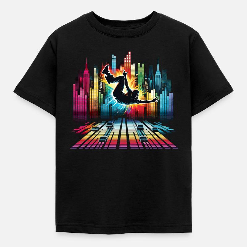 Breakdance Breakdancer Breakdance Enfants - T-shirt Enfant - noir