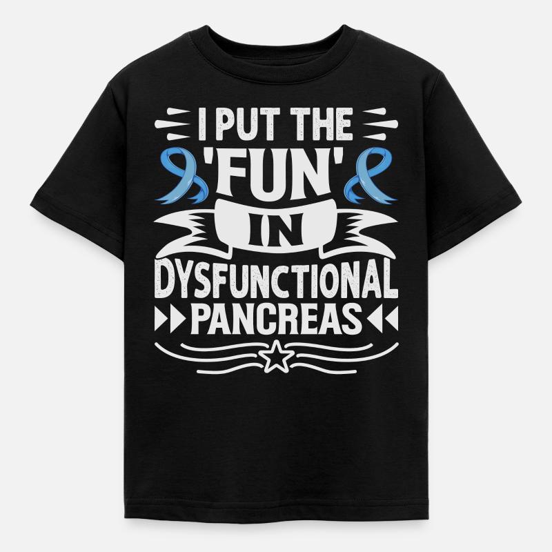 J’ai mis le plaisir dans un pancréas dysfonctionnel - T-shirt Enfant - noir