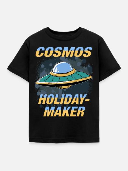 UFO COSMOS HOLIDAYMAKER - Kinder T-Shirt - Schwarz