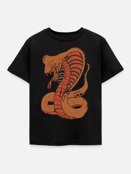 Cobra - Kinder T-Shirt - Schwarz