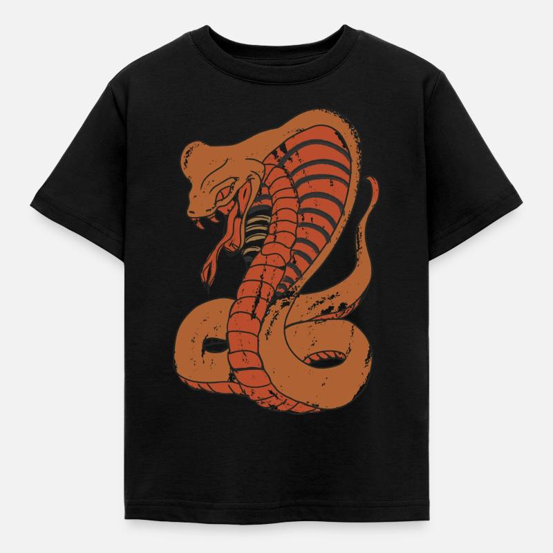 Cobra - Kinder T-Shirt - Schwarz