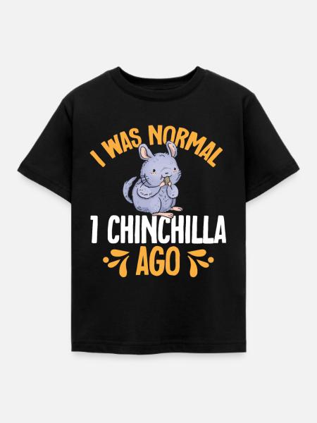 Chinchilla - Kinder T-Shirt - Schwarz