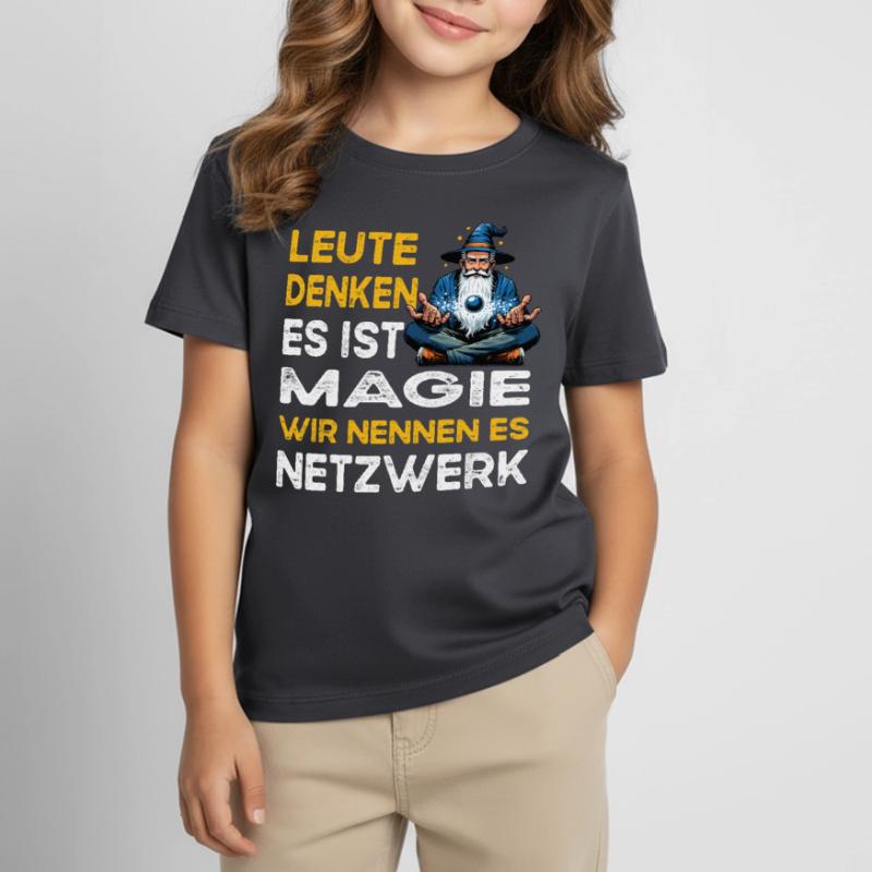 People Thinking Magic Network Network Engineer EDP Kids' T-Shirt