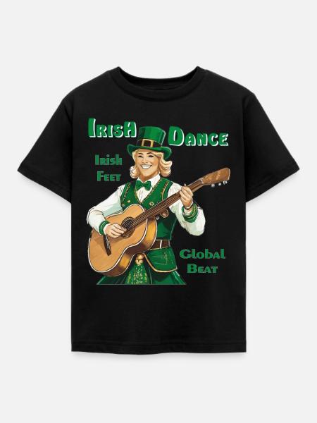 IRISH DANCE - Kinder T-Shirt - Schwarz