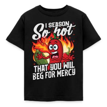 Cooking enthusiasts - Kids' T-Shirt - black - Front - AI Model Kid Female (0cm)