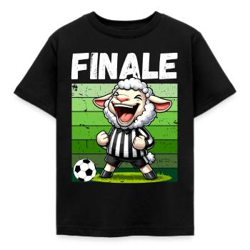 Soccer Final Soccer Fan Soccer Player Funny - Kids' T-Shirt - black - Front - AI Model Kid Female (0cm)