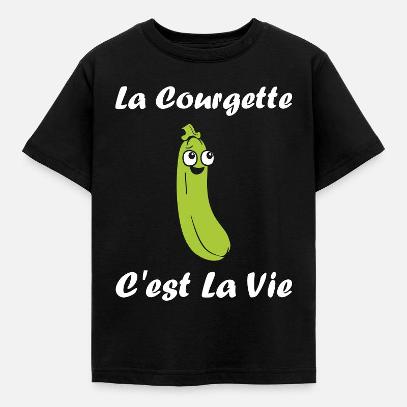 courgette - T-shirt Enfant - noir
