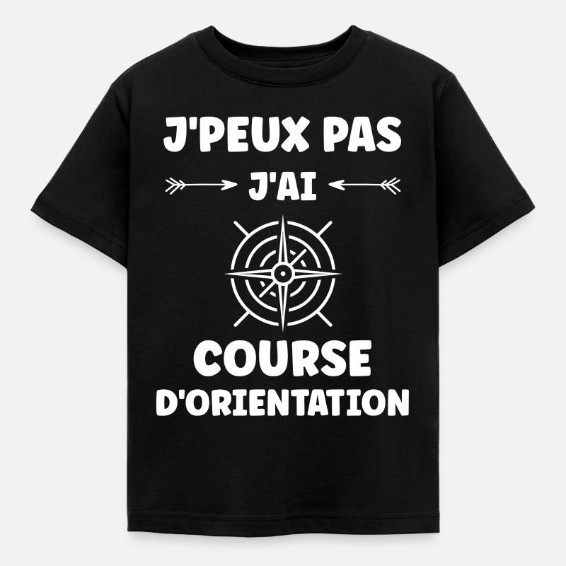 course d'orientation - T-shirt Enfant - noir