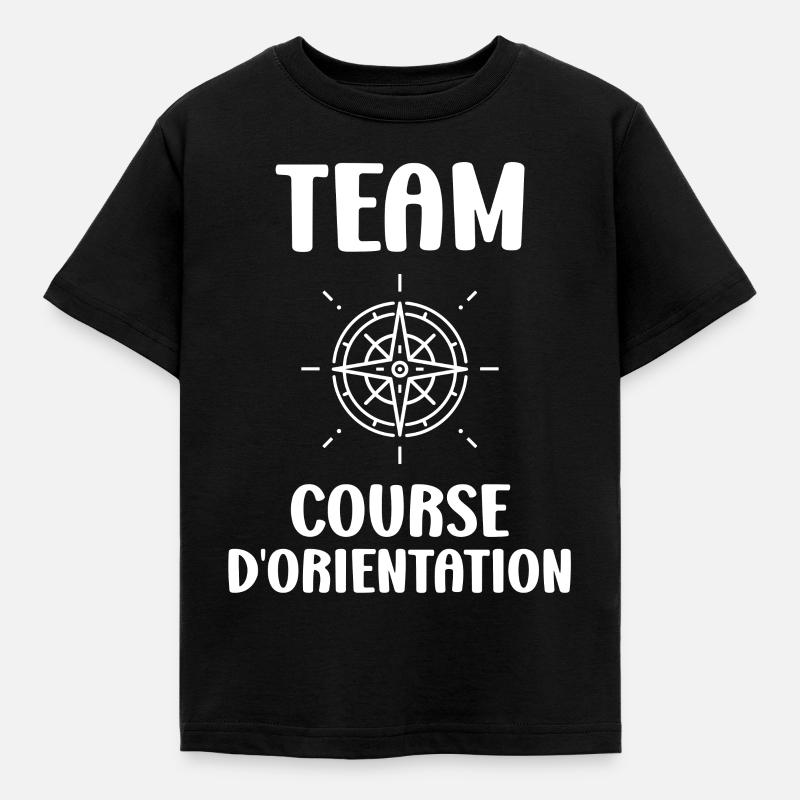 course d'orientation - T-shirt Enfant - noir