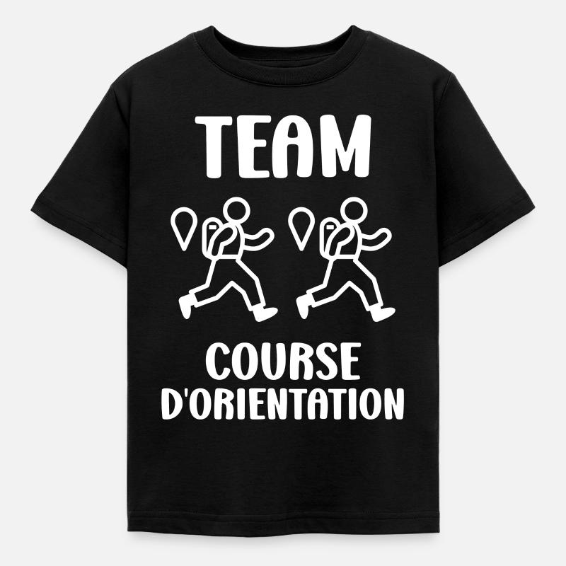 course d'orientation - T-shirt Enfant - noir