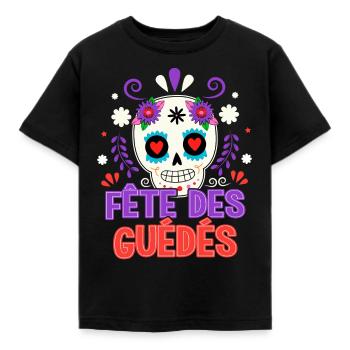 Fierté Haïti, pays drapeau haïtien - T-shirt Enfant - noir - Devant - AI Model Kid Female (0cm)