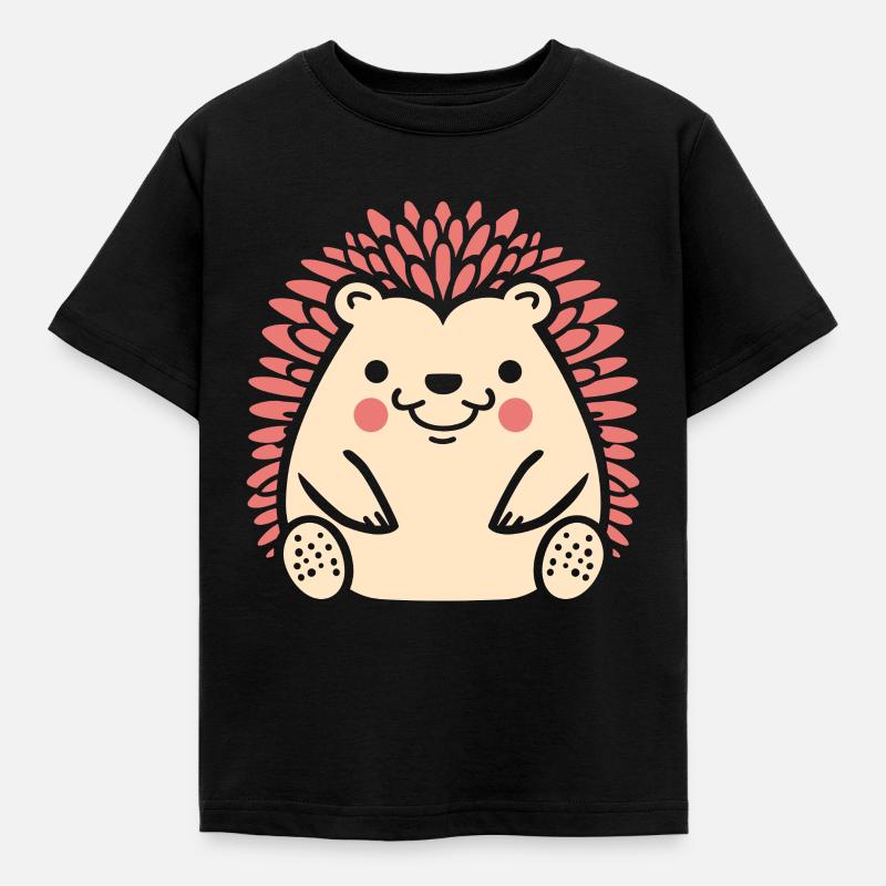 hérisson - T-shirt Enfant - noir