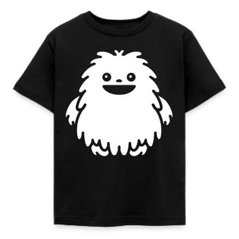 Yeti - Kinder T-Shirt - Schwarz - Vorne - AI Model Kid Female (0cm)