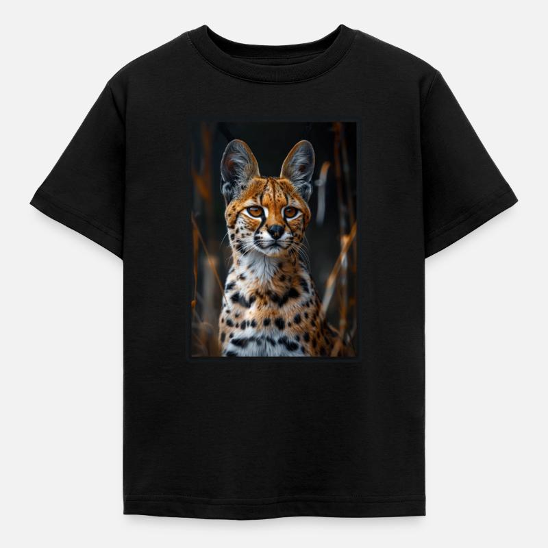 Servale Serval - T-shirt Enfant - noir
