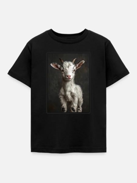Ziegen Ziege - Kinder T-Shirt - Schwarz