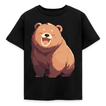 Grizzlis Ours grizzly - T-shirt Enfant - noir - Devant - AI Model Kid Female (0cm)