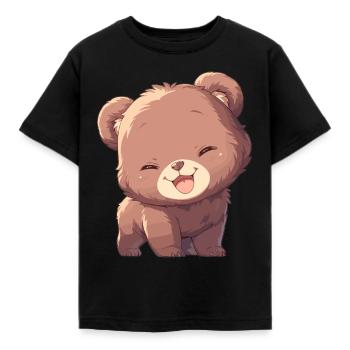 Grizzlis Ours grizzly - T-shirt Enfant - noir - Devant - AI Model Kid Female (0cm)