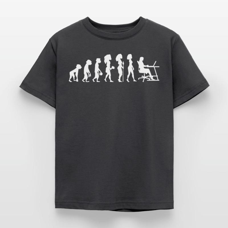 Evolution to computer programmer Kids' T-Shirt