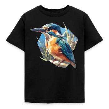 Eisvögel Eisvogel - Kinder T-Shirt - Schwarz - Vorne - AI Model Kid Female (0cm)
