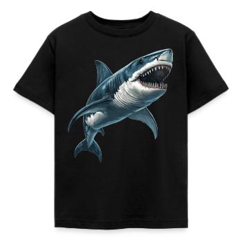 Requins Requin - T-shirt Enfant - noir - Devant - AI Model Kid Female (0cm)