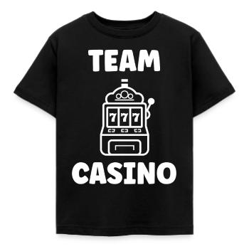 Casino - Kids' T-Shirt - black - Front - AI Model Kid Female (0cm)