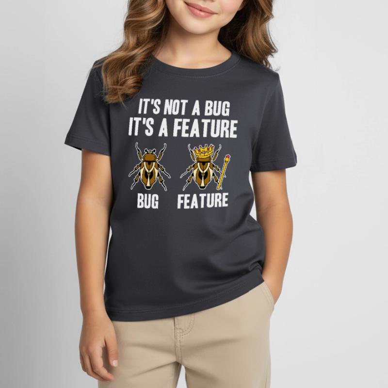 Programmierer Informatiker Nerd IT Admin Coder EDV Kinder T-Shirt