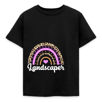 Paysagiste Jardinier Jardinier Jardinier - T-shirt Enfant - noir - Devant - AI Model Kid Female (0cm)