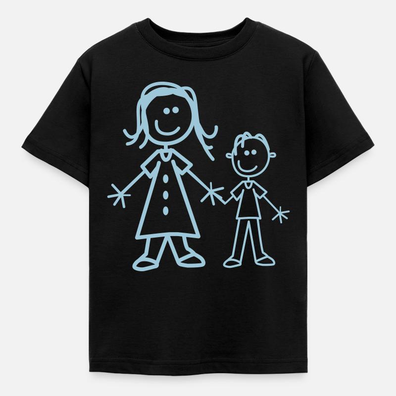 Große Schwester - Kinder T-Shirt - Schwarz