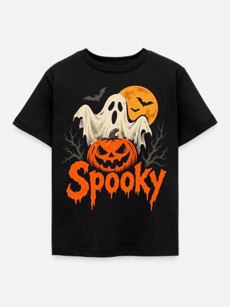Spooky Halloween - Kinder T-Shirt - Schwarz