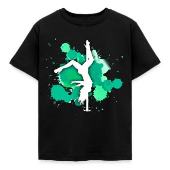 danseuse poledance - T-shirt Enfant - noir - Devant - AI Model Kid Female (0cm)