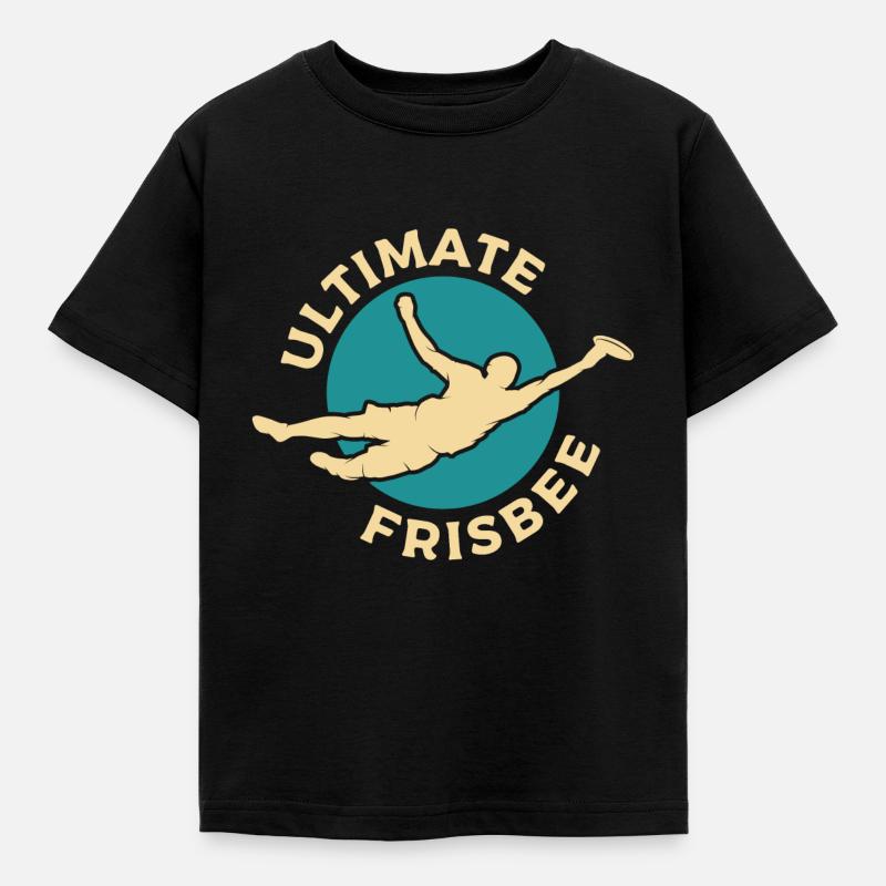 Frisbee Ultimate Catcher - T-shirt Enfant - noir