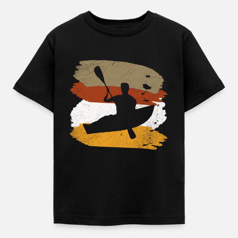 canoe - Kids' T-Shirt - black