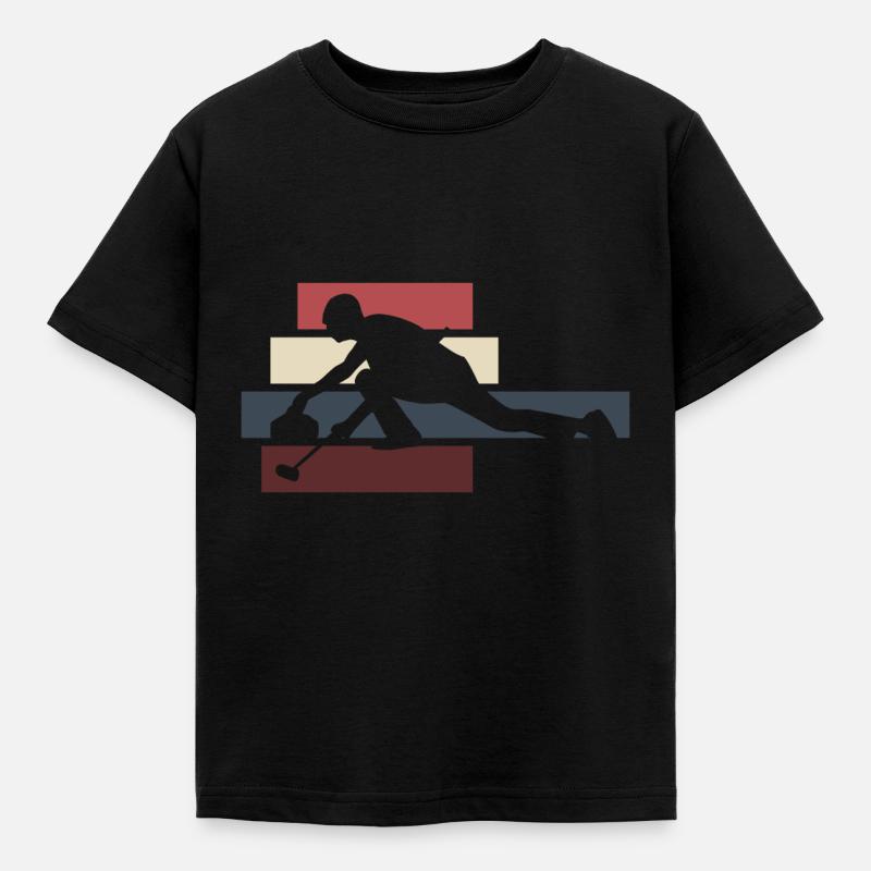 curling - T-shirt Enfant - noir